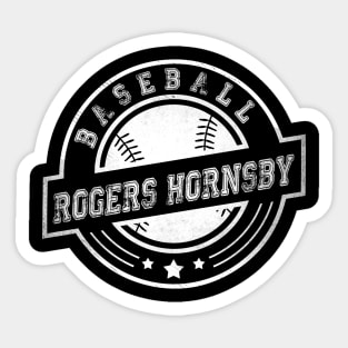 Classic Baseball Player Name Hornsby Thankgiving Gift Sports Sticker